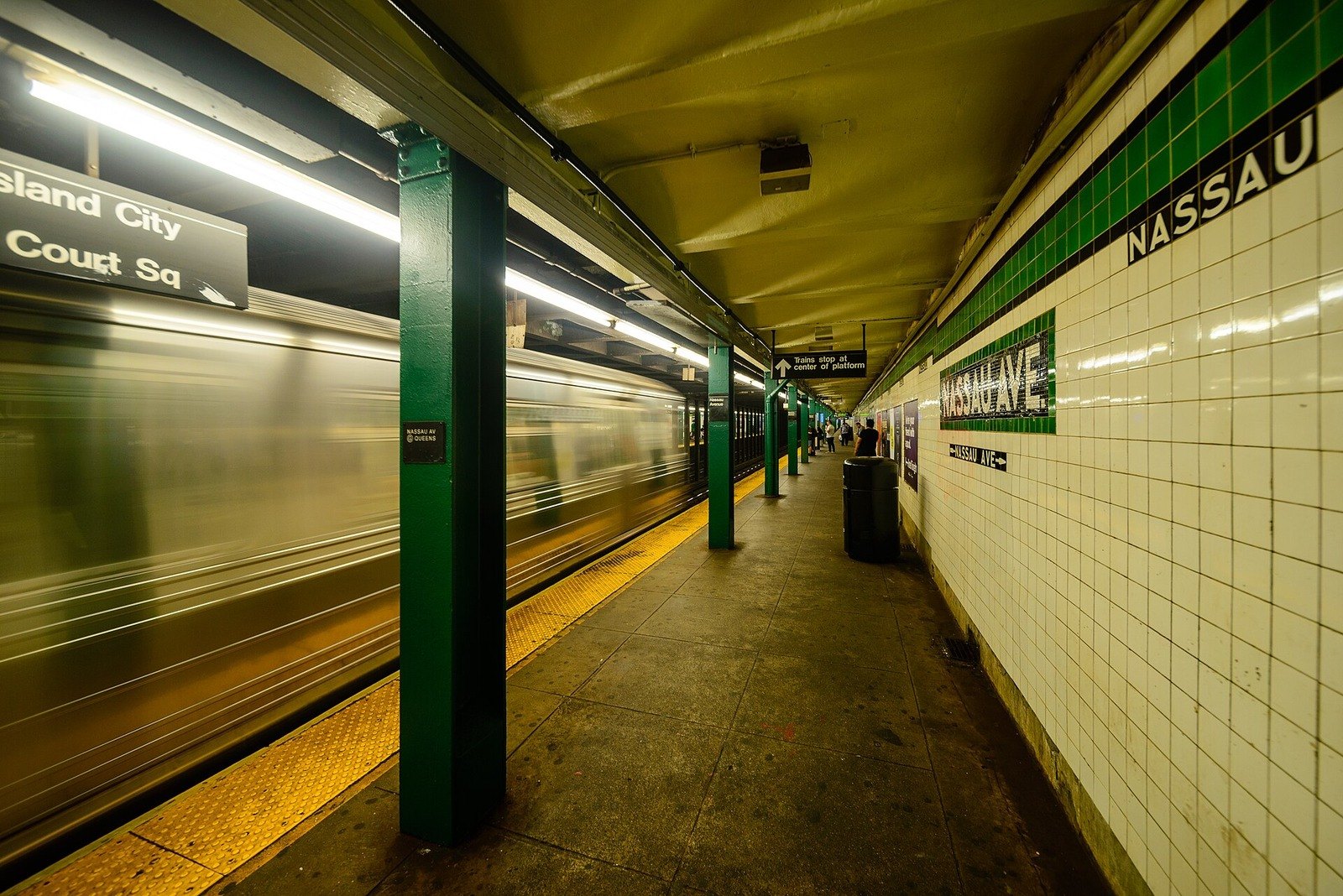 New York metrosundan bir istasyon